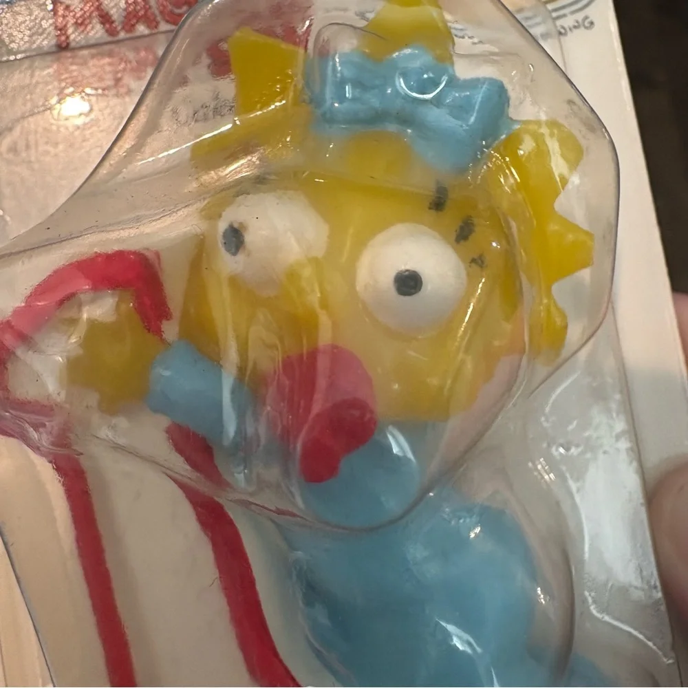 Vintage 1990 Wilton “1” Maggie Simpson Candle Cake Topper